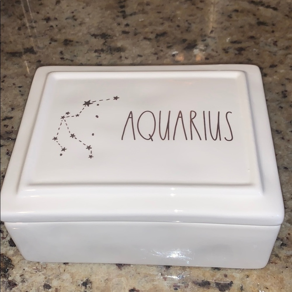 Rae Dunn Aquarius Jewelry Box